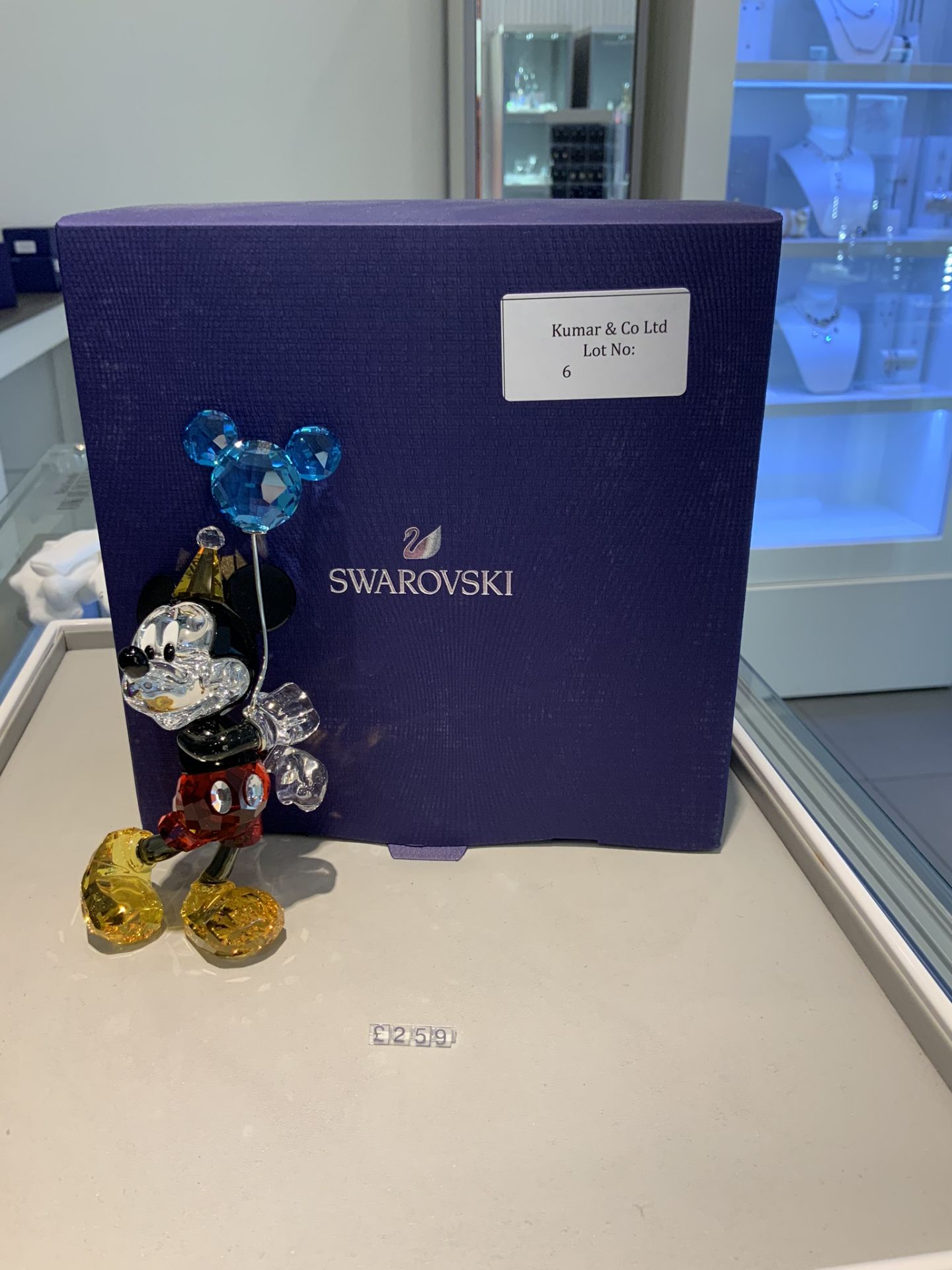 Swarovski Crystal Disney Mickey Mouse Celebration Figurine RRP £259 - Image 2 of 2