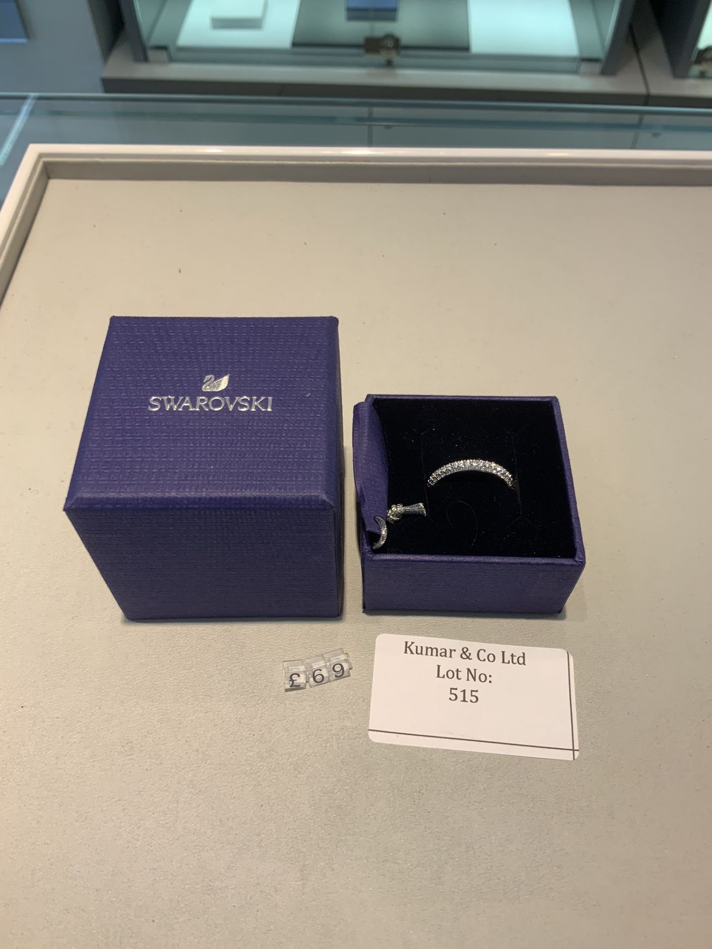 Swarovski Crystal White Stone Ring RRP £69