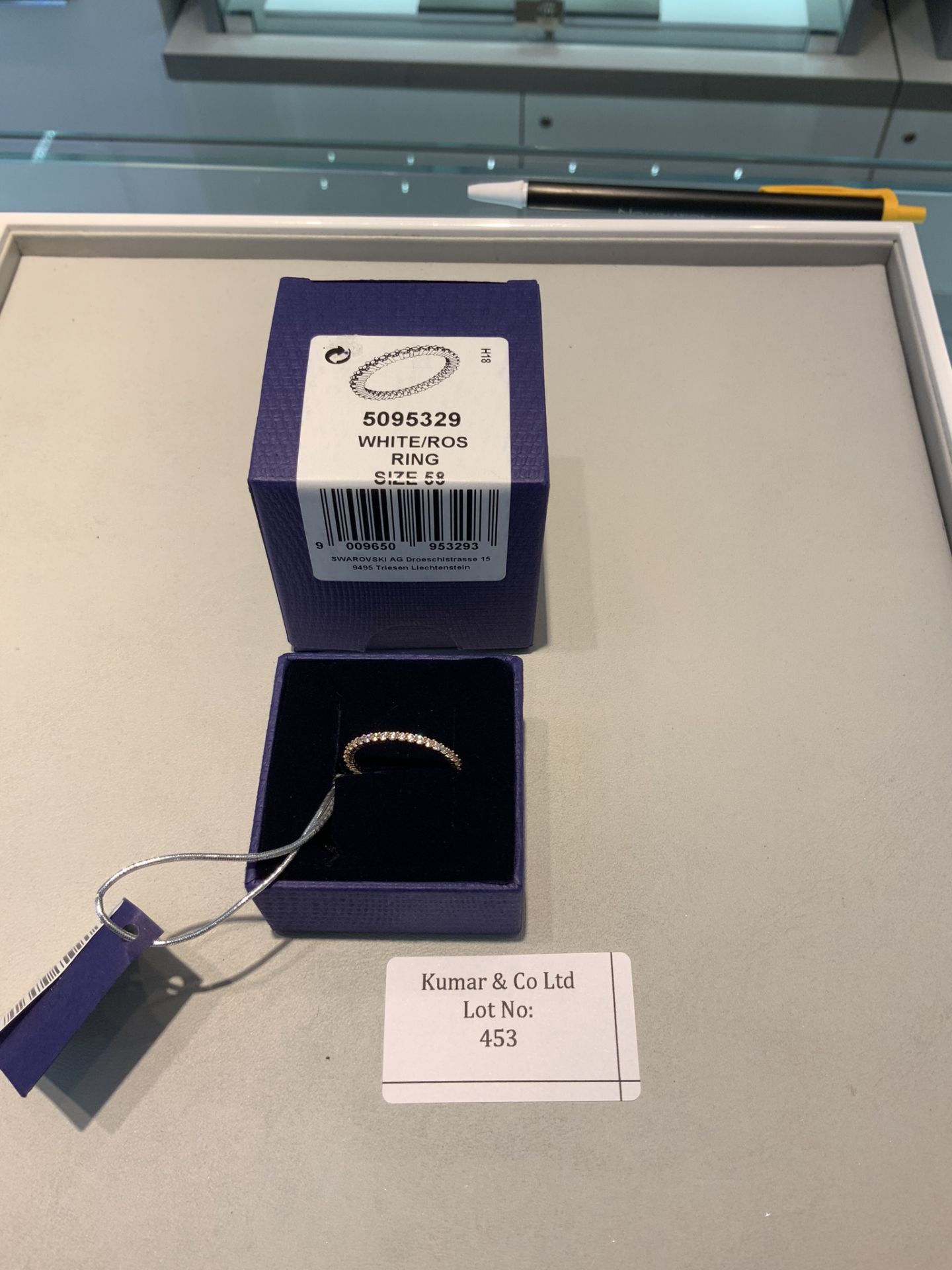 Swarovski Crystal Vittore Rose Gold Ring RRP £49 - Image 2 of 2