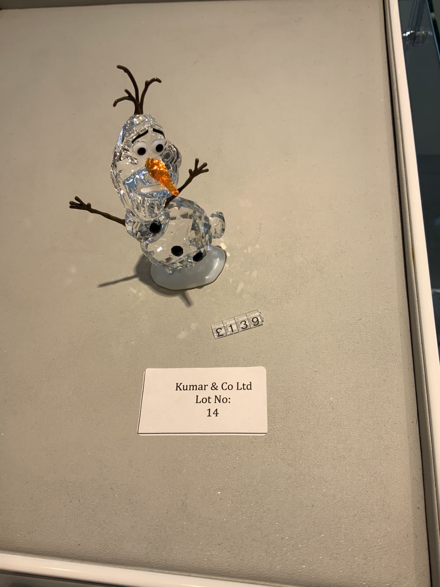 Swarovski Crystal Disney Olaf Figurine RRP £139