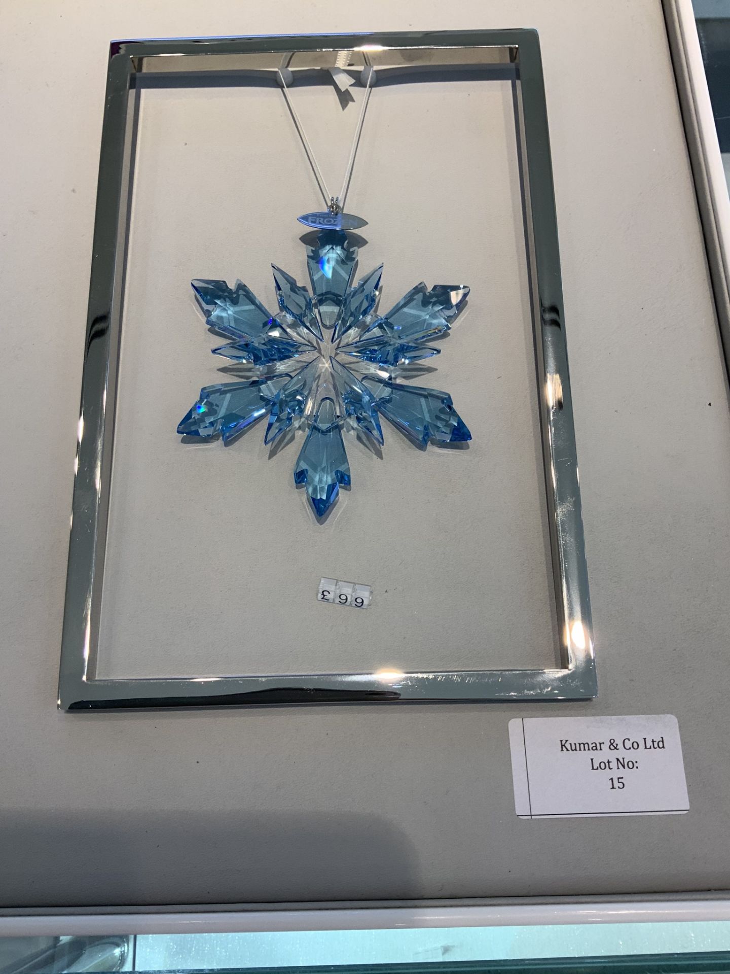 Swarovski Crystal Disney Frozen Snowflake Ornament RRP £99