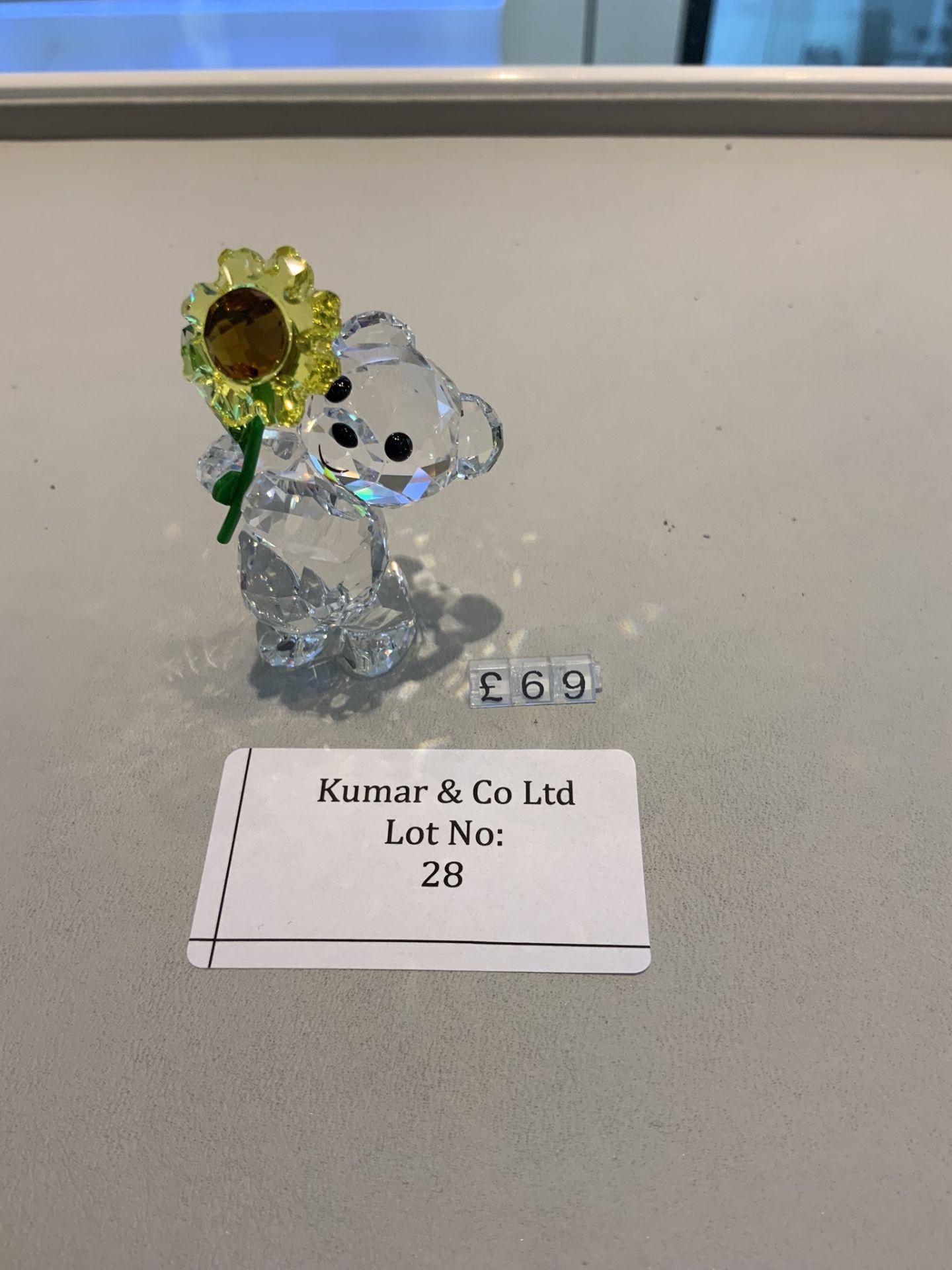 Swarovski Crystal Kris bear - A Sunflower For You Figurine RRP £69 - Image 2 of 4