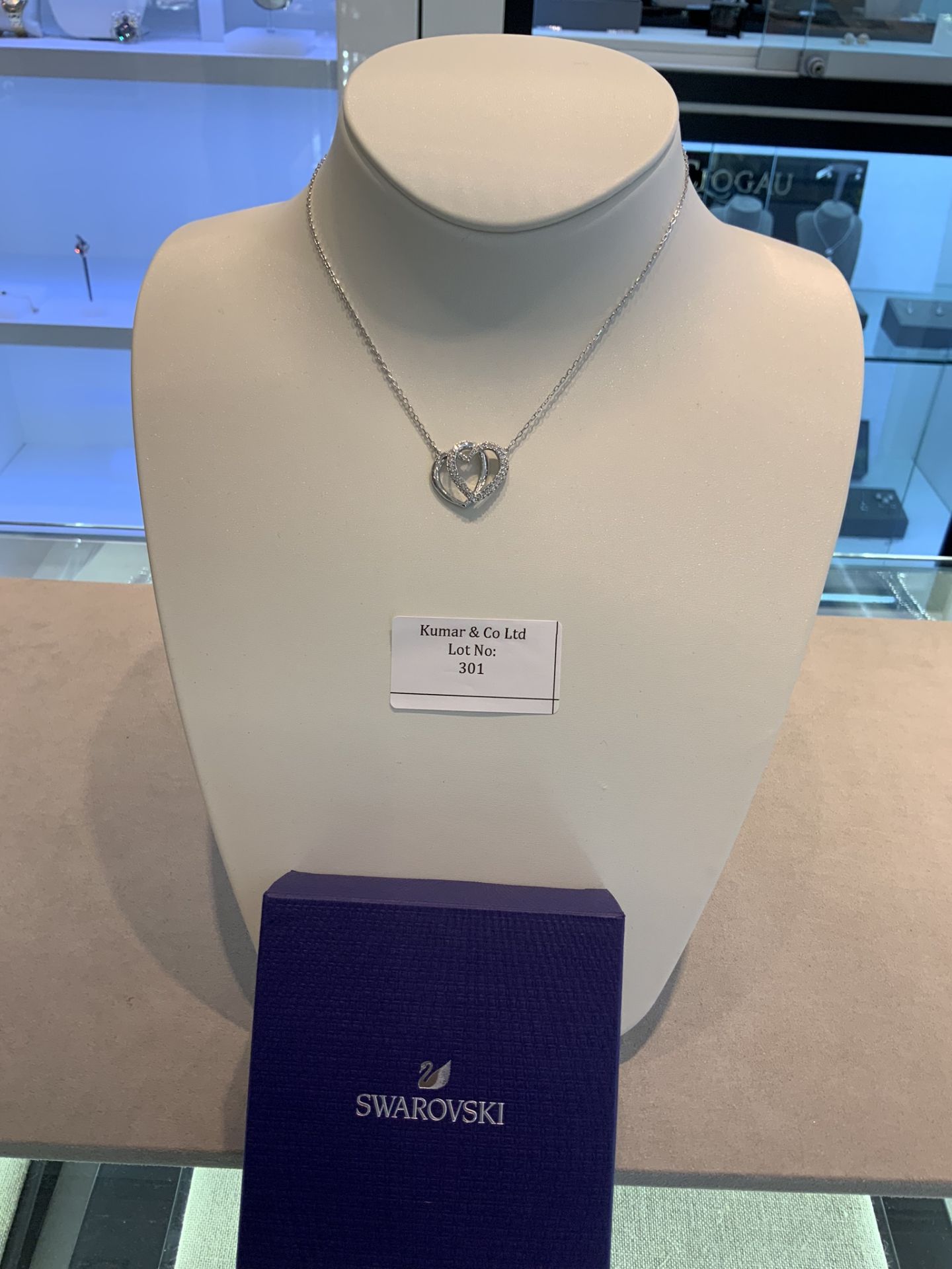 Swarovski Crystal Lovely White Rodium Necklace RRP £89