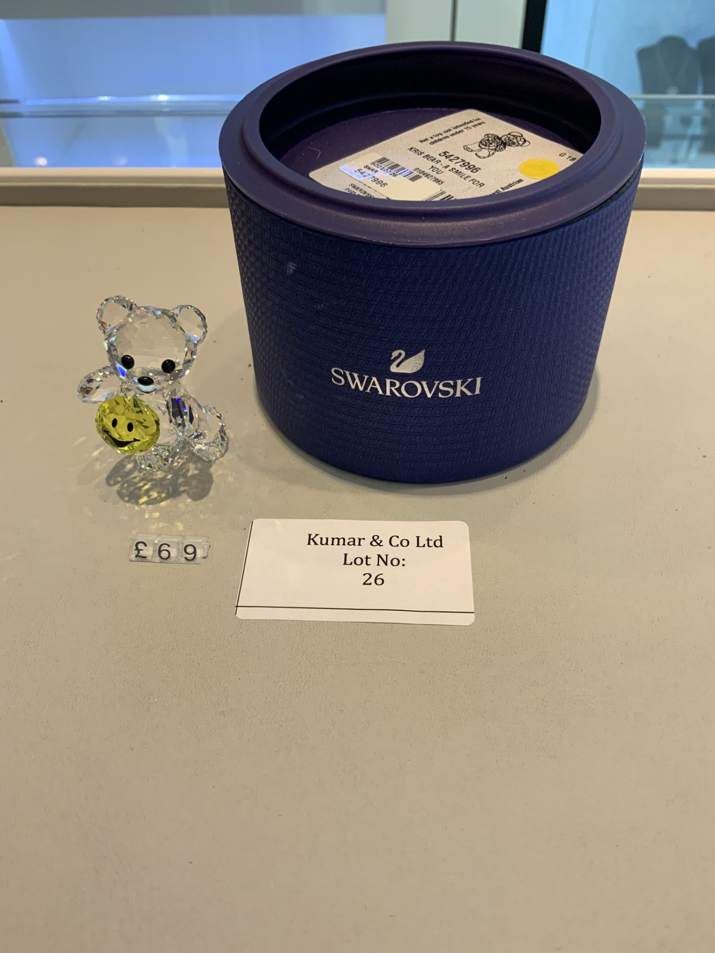 Swarovski Crystal Kris Bear - A Smile for You Figurine RRP £69