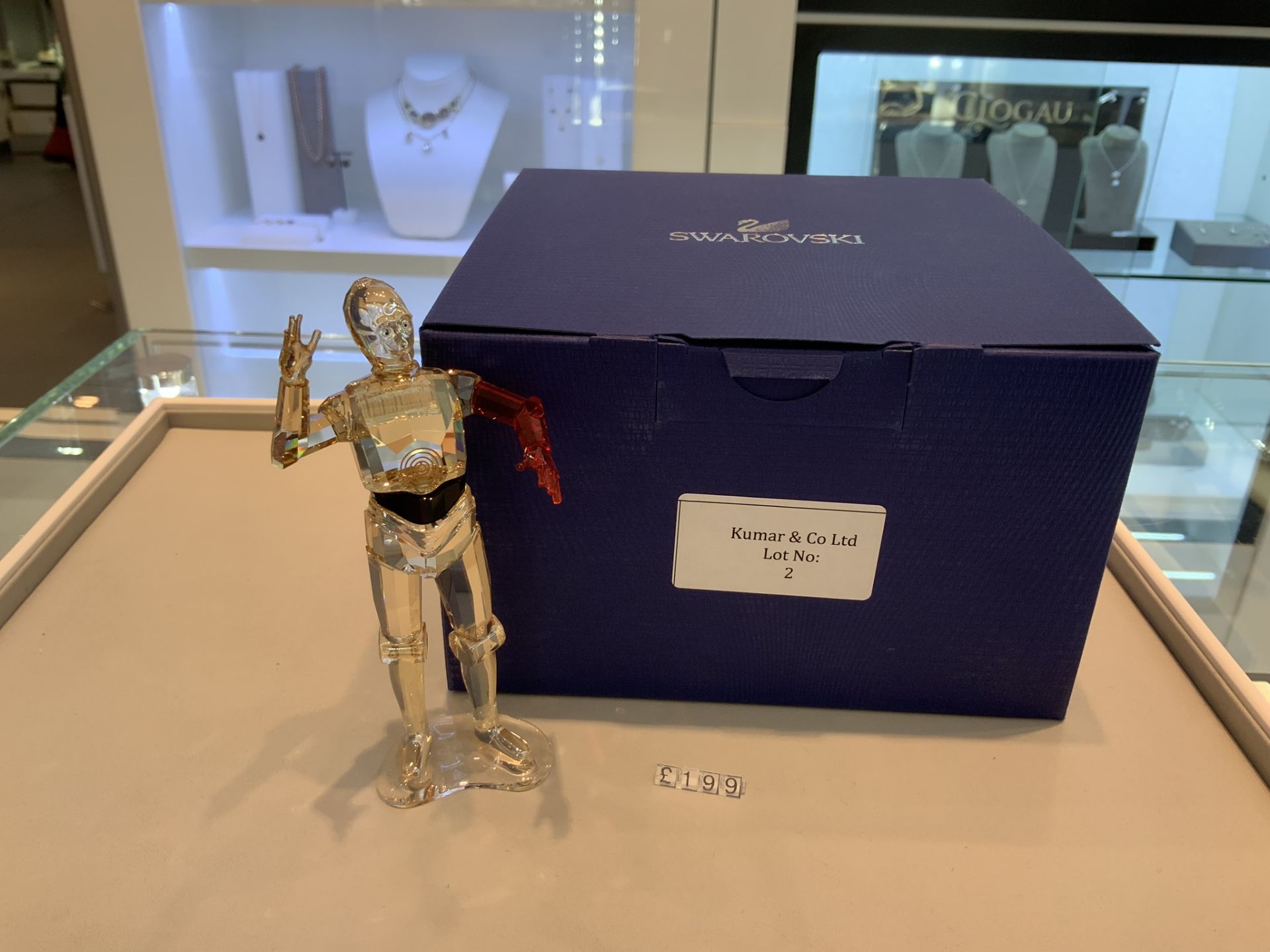 Swarovski Crystal Star Wars C-3PO Figurine RRP £199 - Image 4 of 4