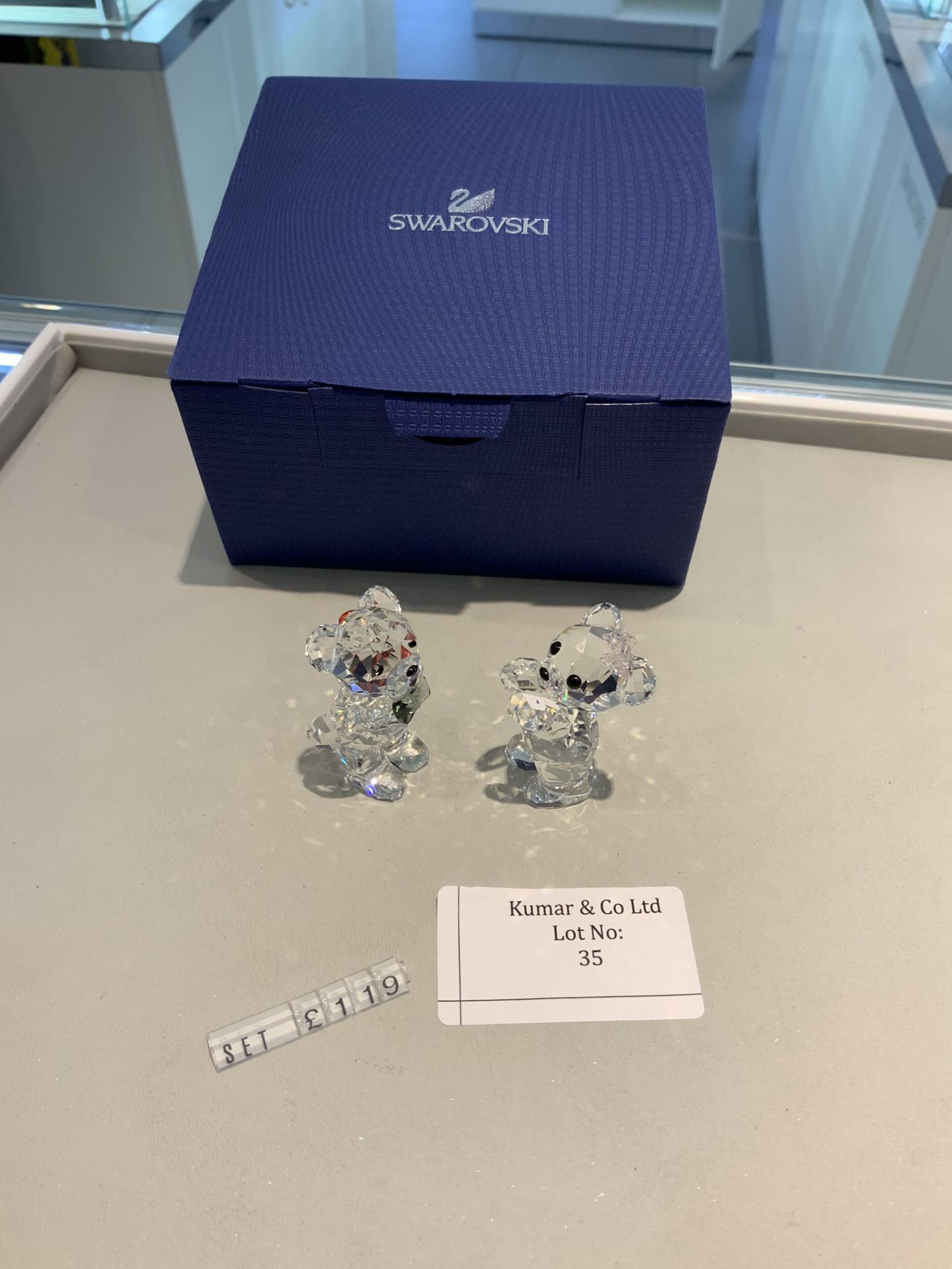 Swarovski Crystal Kris Bear - A Lovely Surprise Figurines RRP £119 - Image 2 of 4