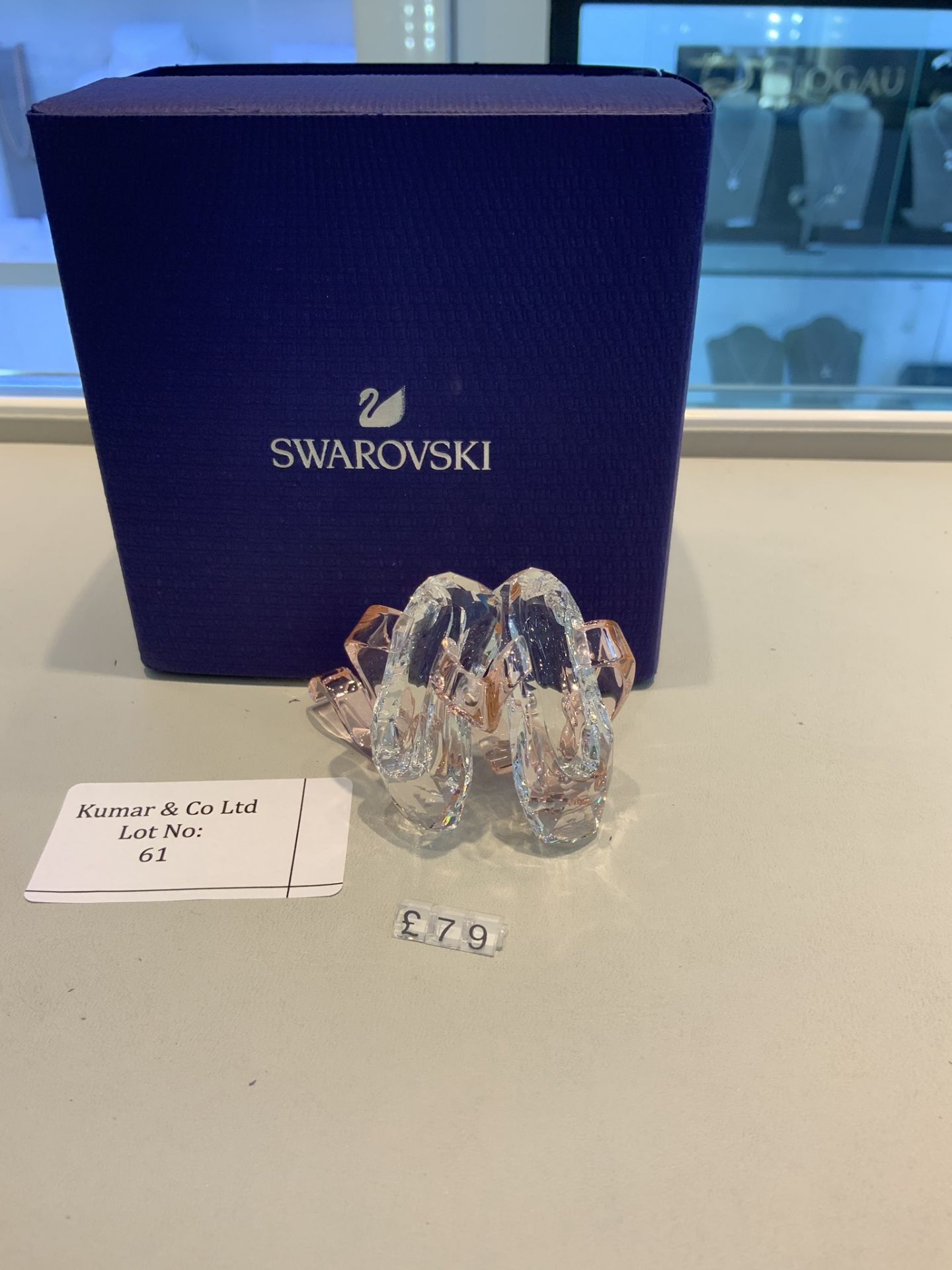 Swarovski Crystal Ballet Shoes Figurine RRP £79