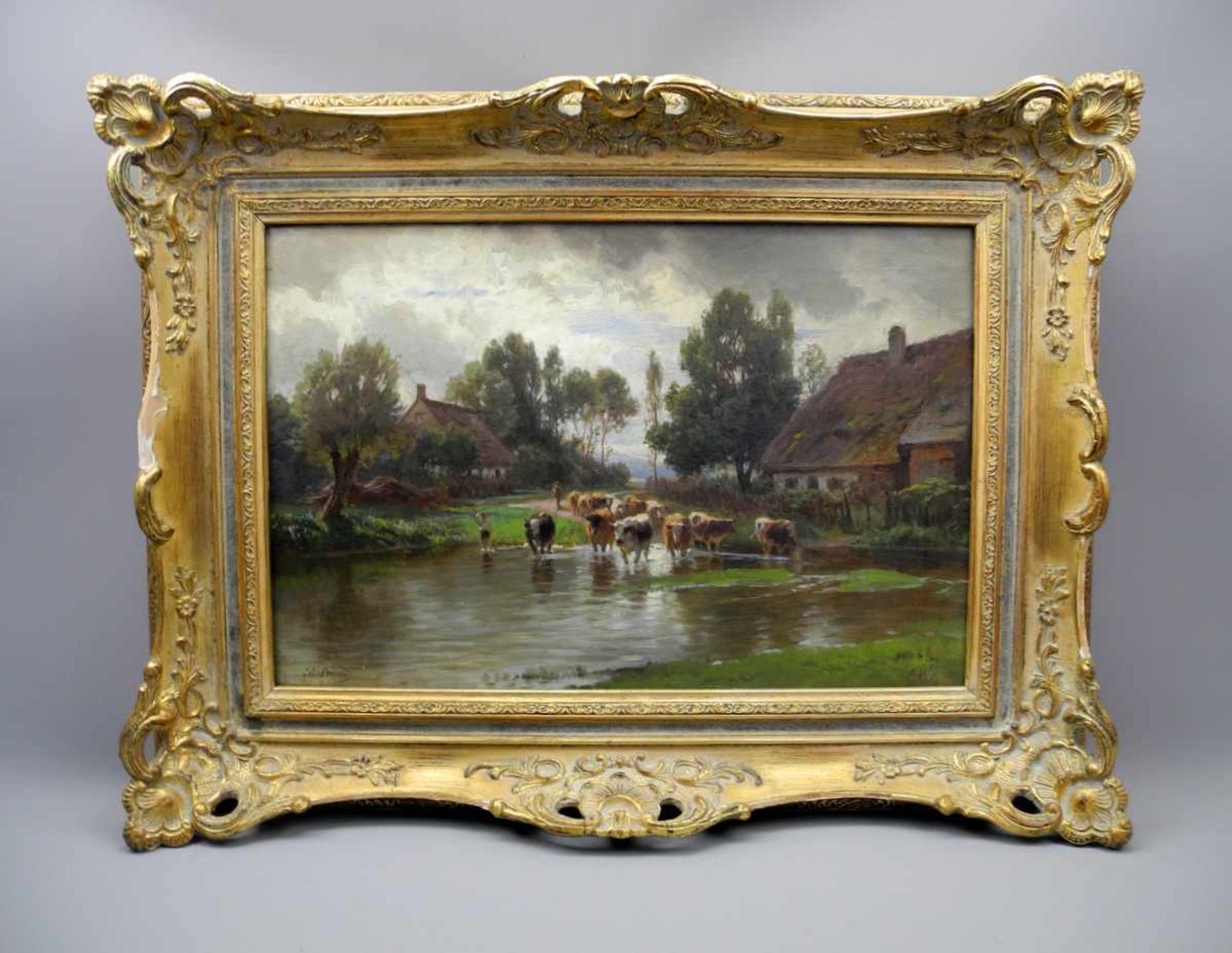 Gottlieb Daniel Paul Weber, 1823 Darmstadt - 1916 MünchenSchon früh zeigte sich das künstlerische - Bild 2 aus 2