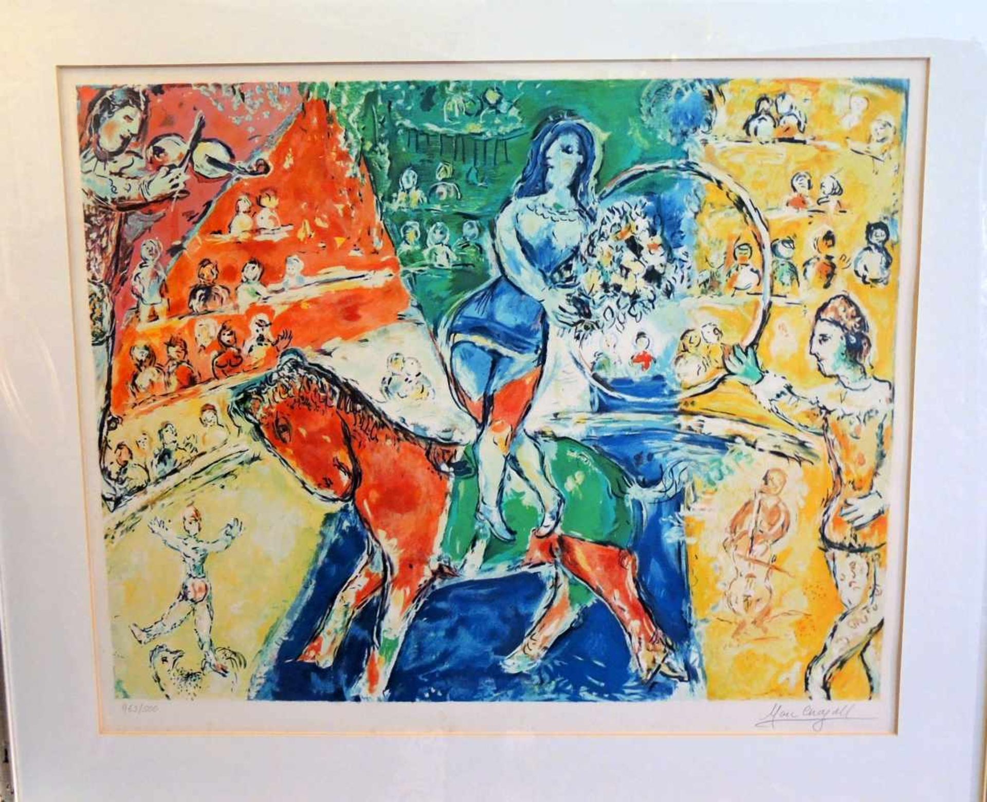 Marc Chagall, 1887 Witebsk - 1985 Saint-Paul-de-VenceLithographie/Papier. Farbenfrohes