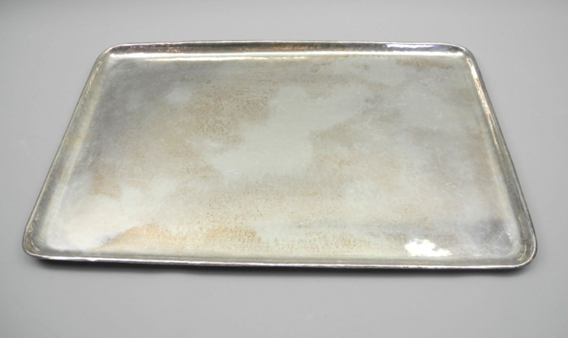 Rechteckiges Silber-TablettSterling Silber 925, am äußeren Rand mit Feingehaltsstempel,