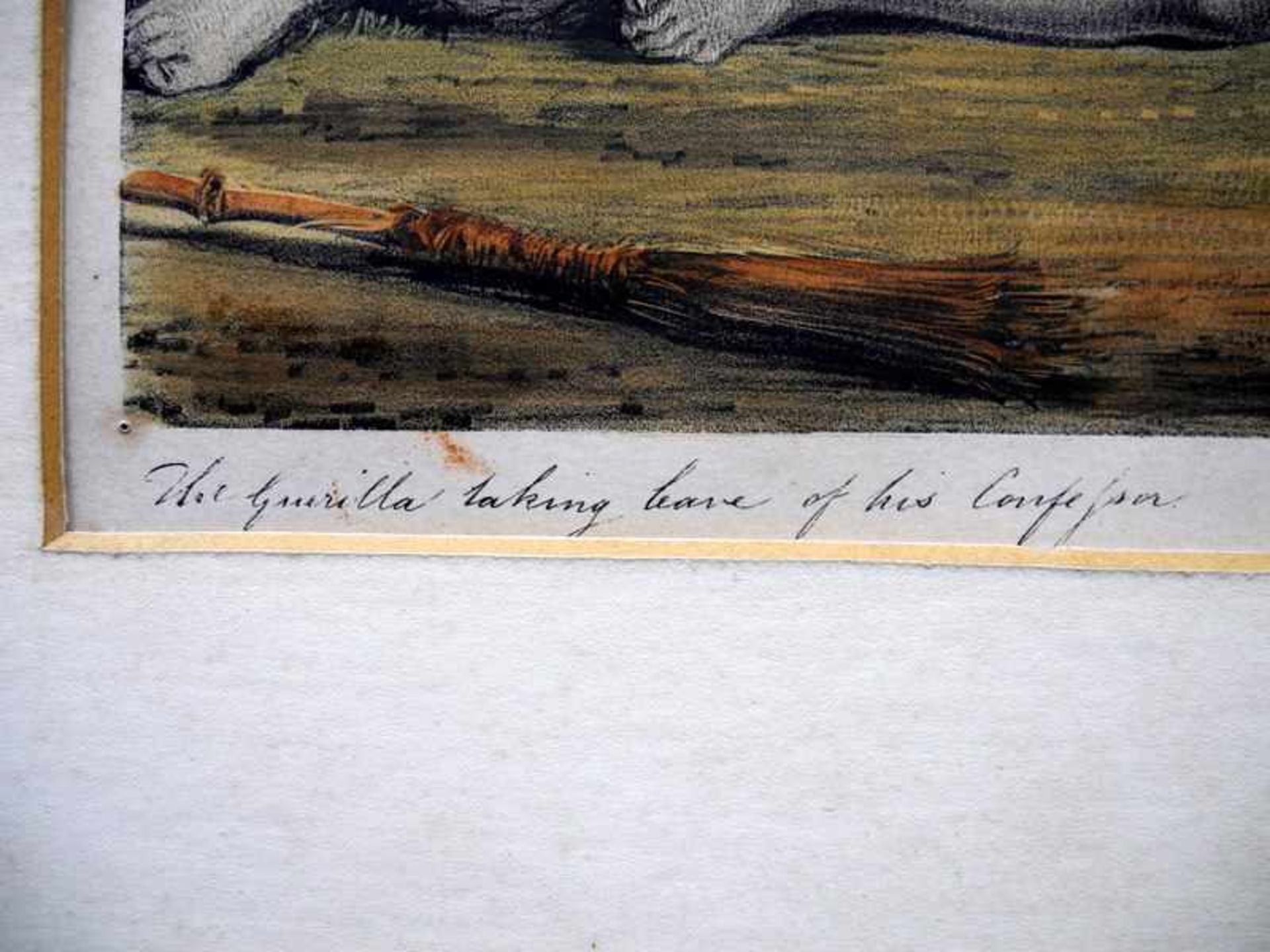 David Wilkie, 1785 Cults, Schottland - 1841 bei MaltaAquarell und Kohle/Papier. "The Guerilla taking - Bild 2 aus 5