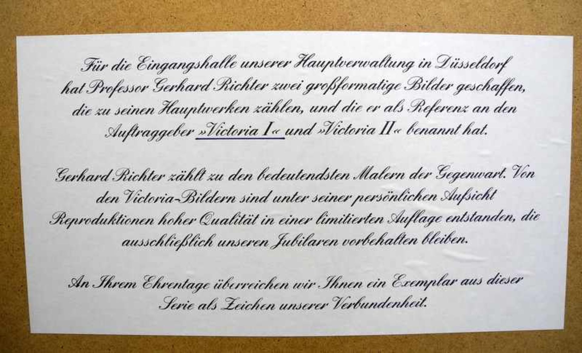 Gerhard Richter, geb. 1932 DresdenFarboffsetdruck/Karton. Limitierte Reproduktion des - Bild 5 aus 5