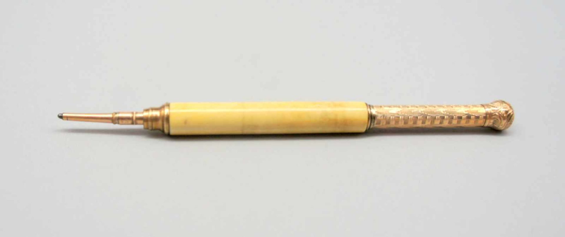 Kleines Konvolut von Bleistiften und TaschenmessernSilber/Silber vergoldet. Konvolut bestehend aus 3 - Image 3 of 3