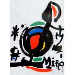 Joan Miró, 1893 Barcelona - 1983 PalmaLithographie/Papier. Mirós Arbeiten zeigen Einfluss von