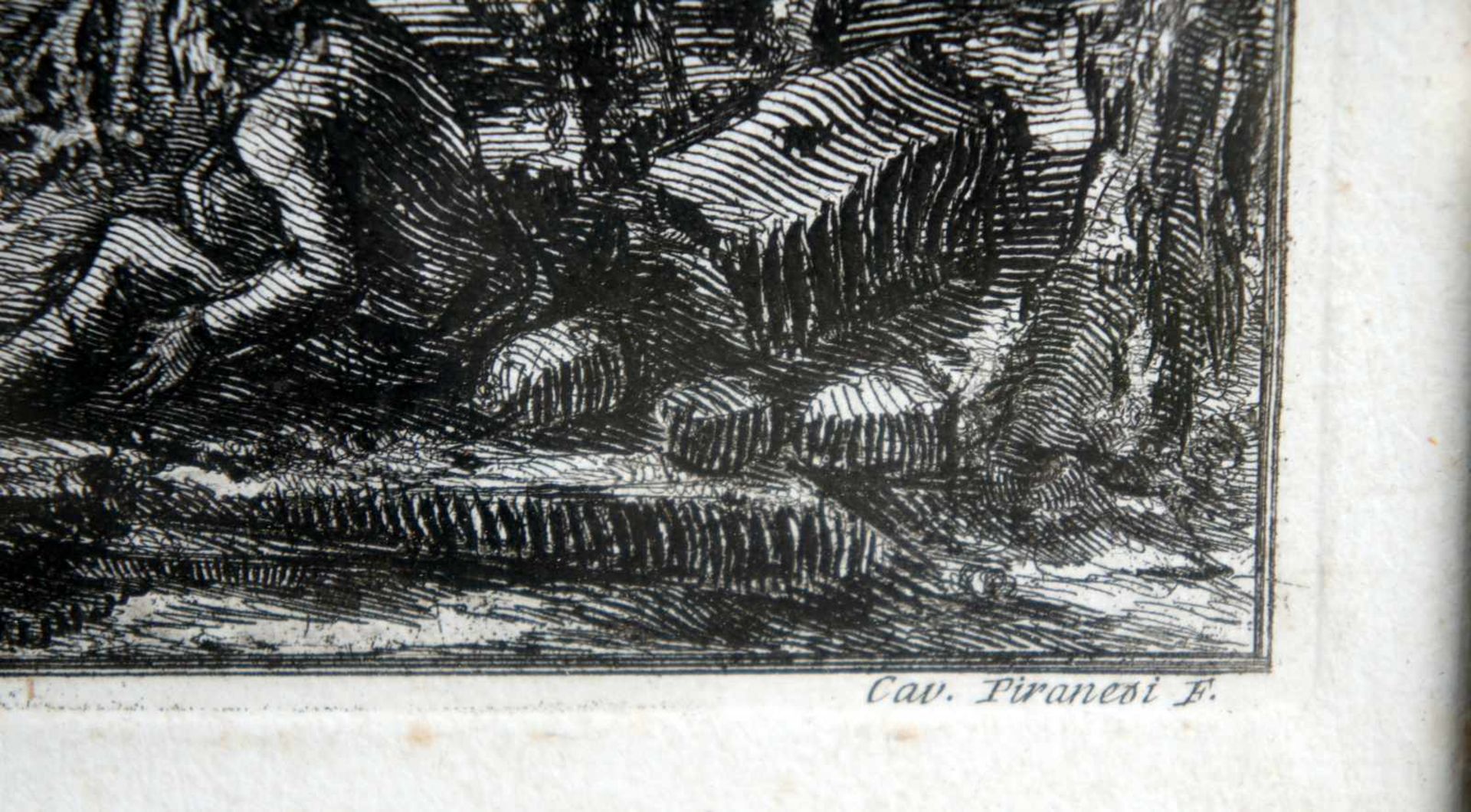 Giovanni Battista Piranesi, 1720 Mogliano Veneto - 1778 RomRadierung/Papier. Veduta degli Avanzi - Image 4 of 4