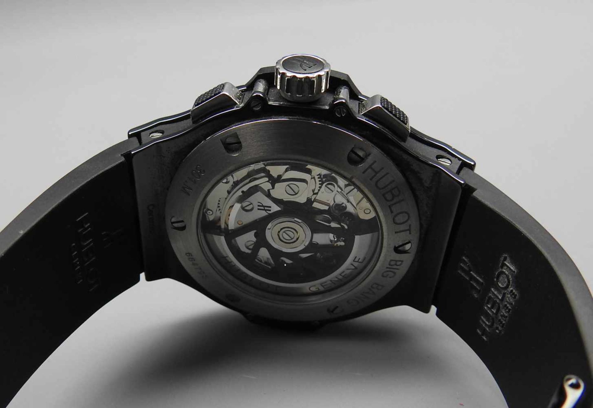 Hublot, Big BangTitan. Chronograph. Österreichische Auslieferung. Guter Zustand. Kaufdatum 2007. Mit - Bild 2 aus 4