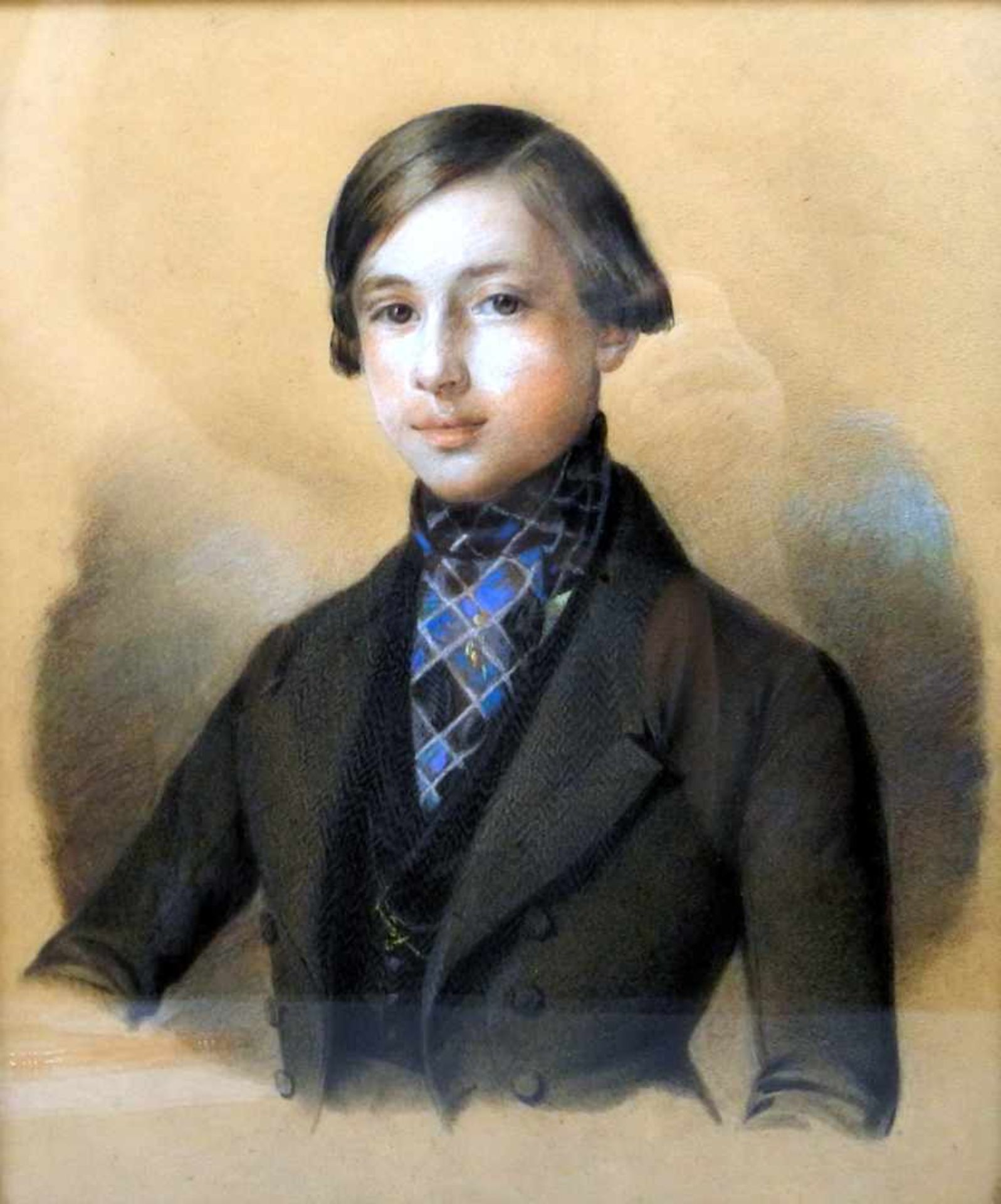 Portät von Carl Heinrich Wilhelm KösterPastell/gefärbtes Papier. Wohl ein Halbporträt des jungen