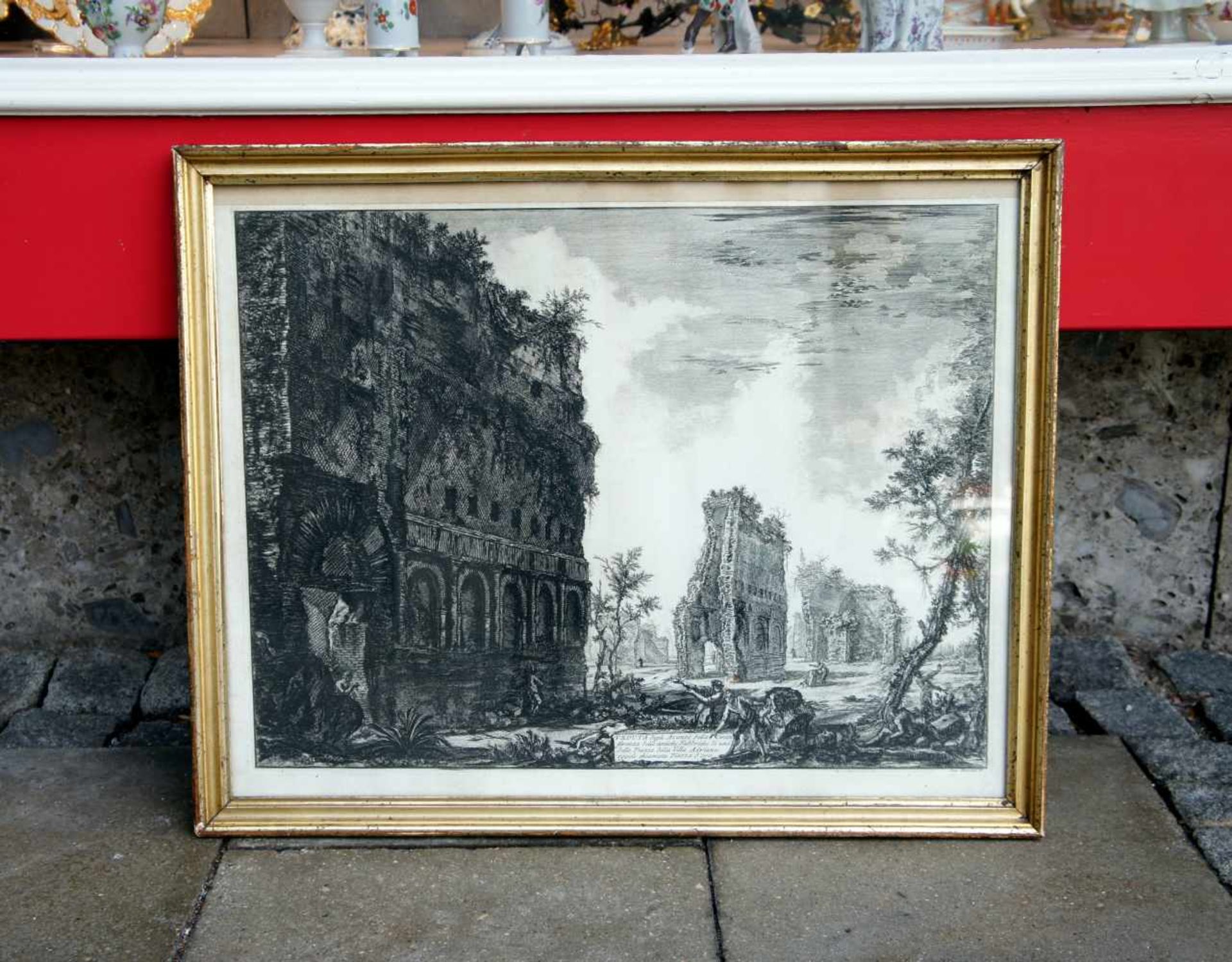 Giovanni Battista Piranesi, 1720 Mogliano Veneto - 1778 RomRadierung/Papier. Veduta degli Avanzi - Image 2 of 4