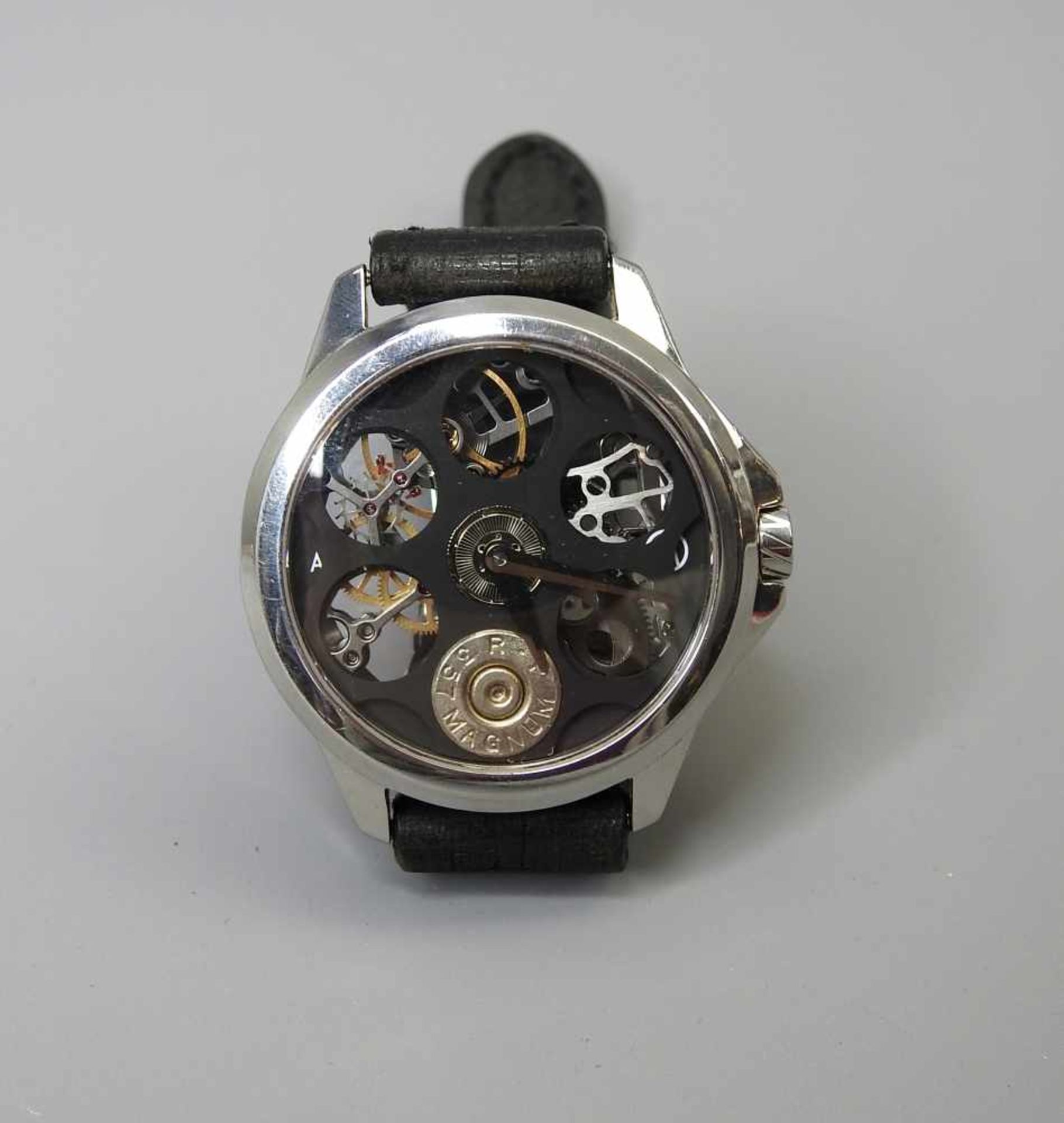 Artya, Desert Eagle BlackSkelettierte Uhr mit 52 h-Gangreserve. Limitierte Auflage 26/99. Gangbar. Ø