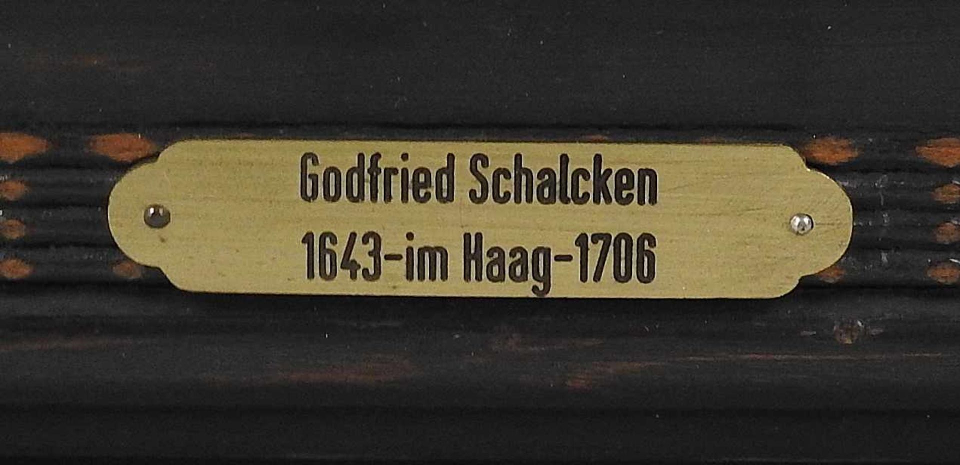 Godefridus Schalcken, 1643 Made - 1706 Den HaagÖl/Leinwand. Junge Frau mit Kerze. Schalcken wurde u. - Bild 3 aus 5
