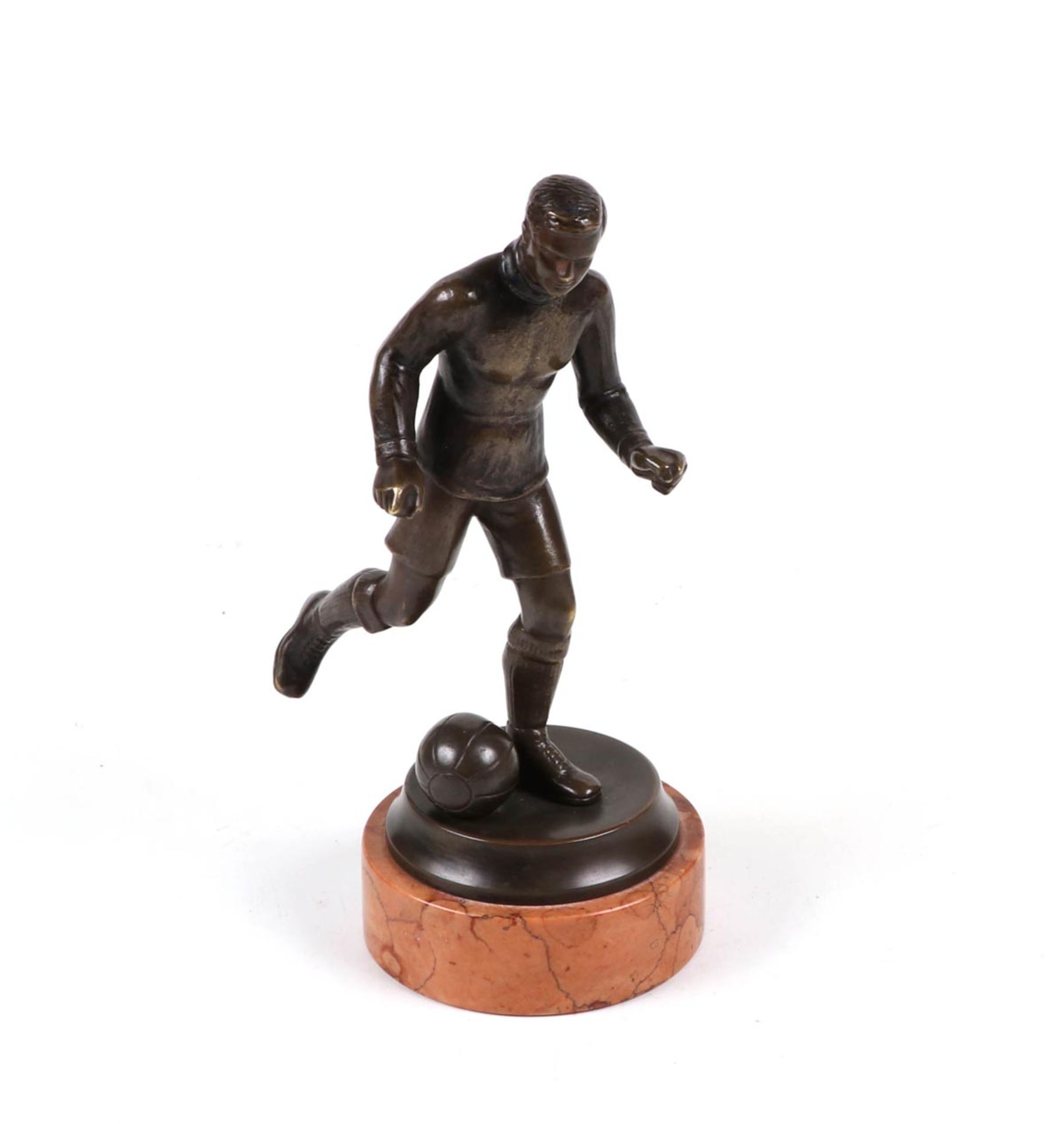 Prof. Tuch, (Pseudonym Bruno Zach)1891 Schytmoyr/Ukr. - 1945 Wien.Fußballspieler. Bronze,