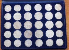 30 Gedenkmünzen, Österreich um 1970