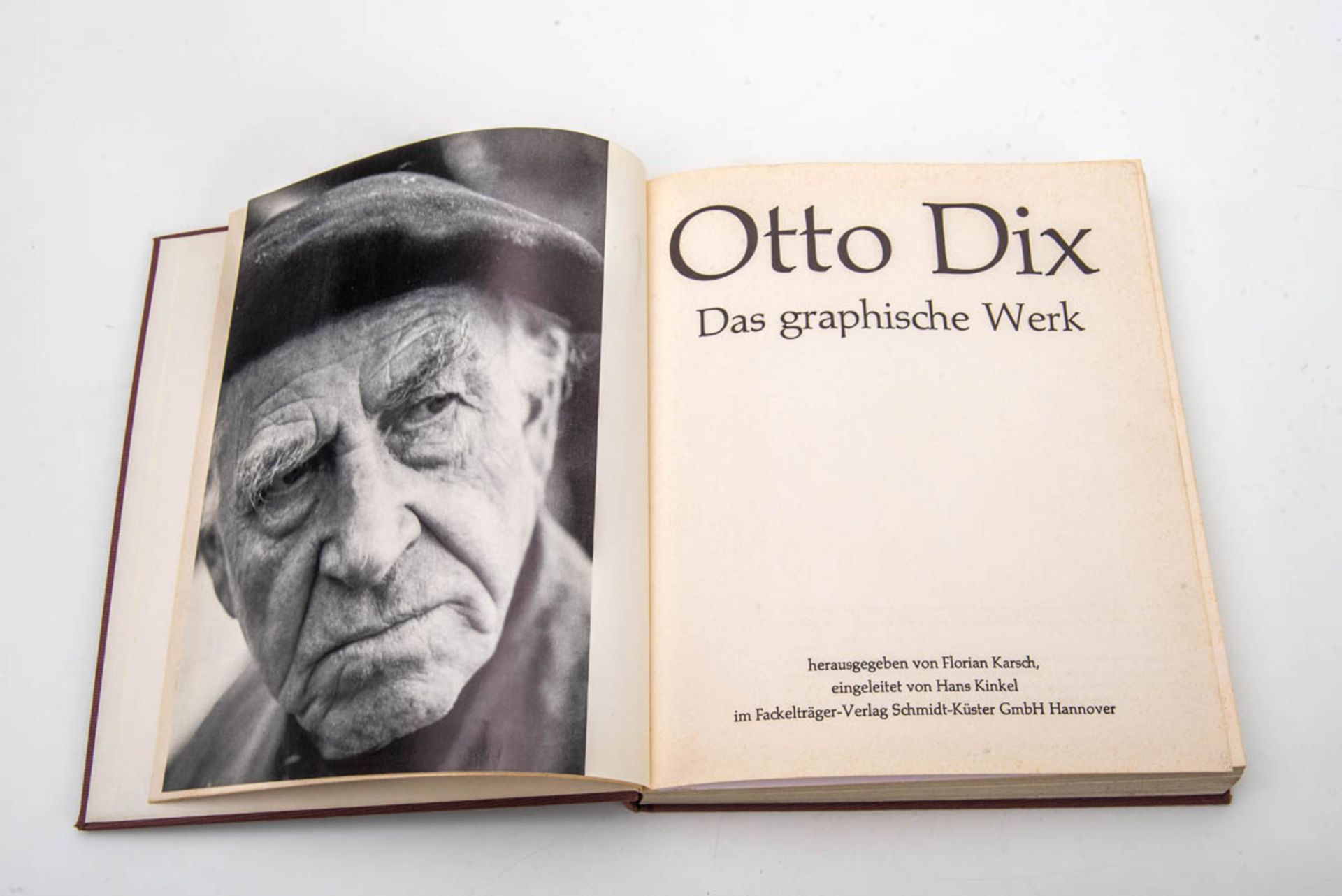 Otto Dix - Das graphische WerkHerausgeber Florian Karsch, Einleitung von Hans Kinkel . Frontispiz - Image 2 of 2