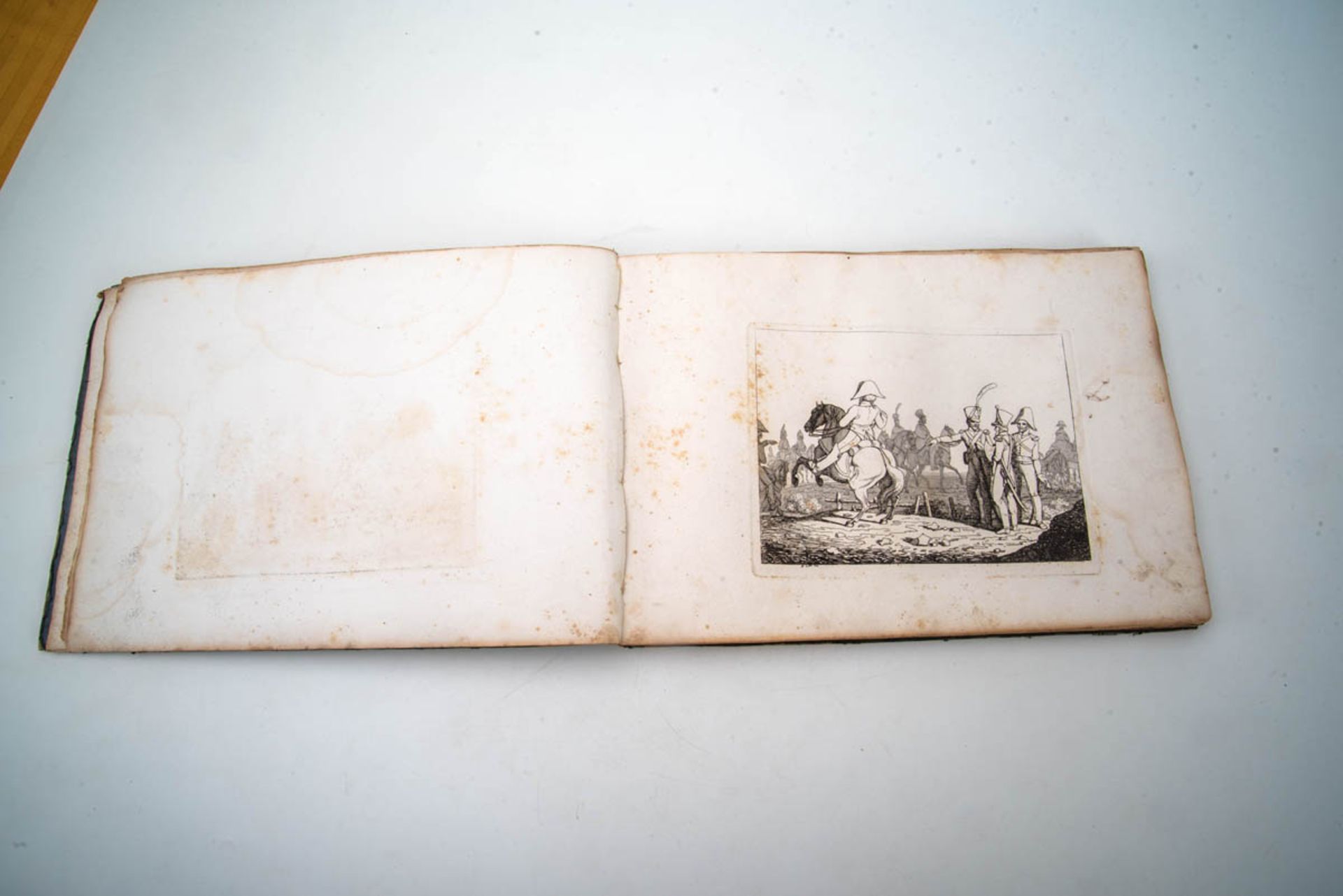Kriegsalbum Darstellungen wohl zur Schlachtbei Jena und Auerstedt 1806 von Heinrich Cotta (1791- - Bild 2 aus 4