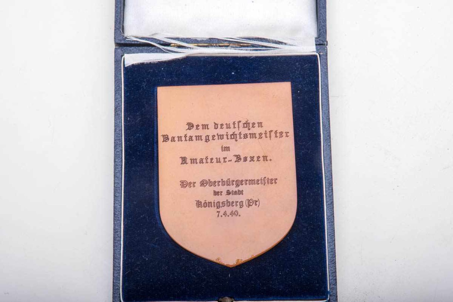 3-teiliger Nachlass von Erich WilkeErich Wilke wahr Deutscher Meister im Bantamgewicht Amateure, - Image 3 of 5