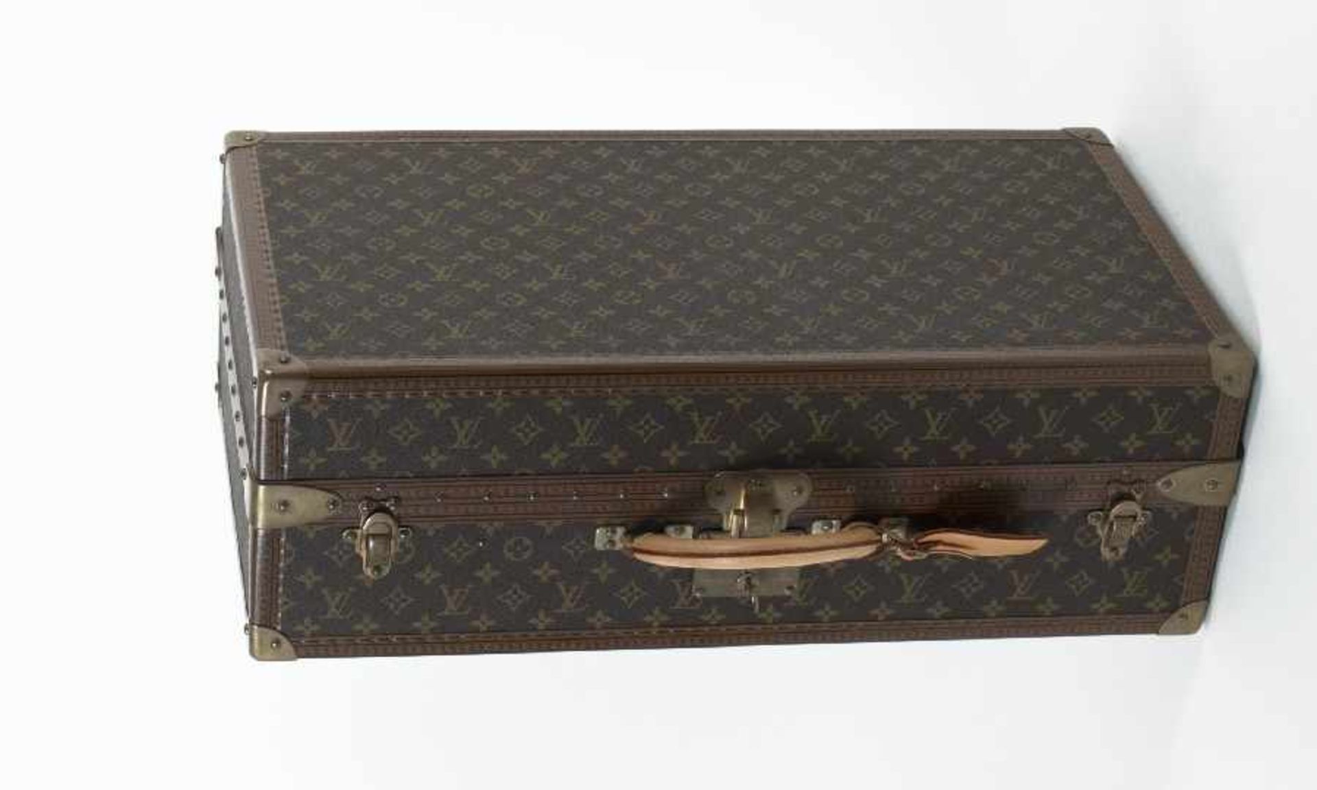 Louis VuittonSchuhkoffer für 8 SchuhpaareLouis Vuitton Canvas, bedruckt, Messingbeschläge und - Bild 4 aus 4