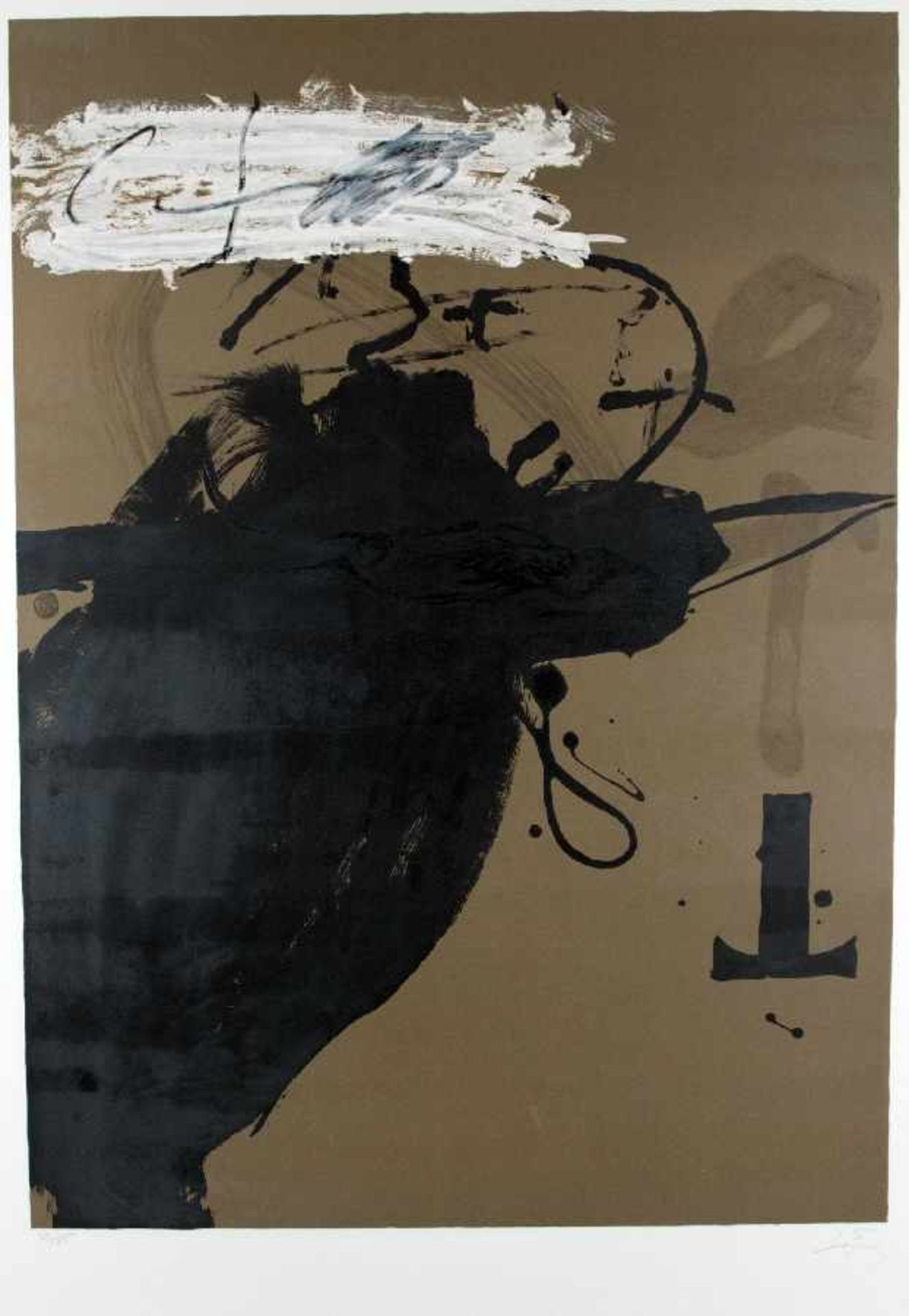 Antoni Tapies1923 Barcelona - 2012Gilt als der wichtigste spanische Maler und Grafiker des Informel;