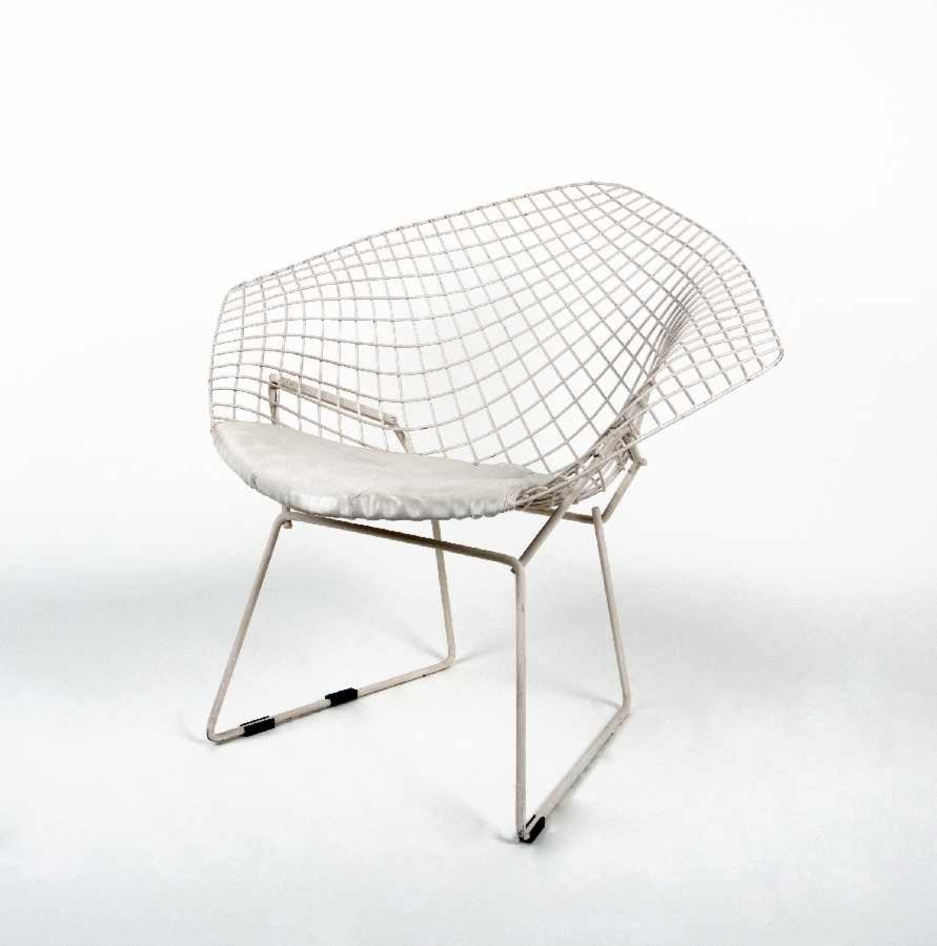 Harry Bertoia1915 San Lorenzo/Italien - 1978 PennsylvaniaDiamond ChairStahl, weiss lackiert,