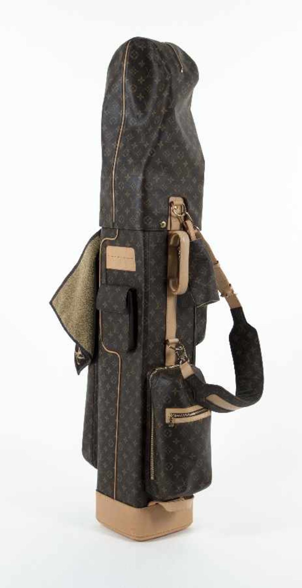 Louis VuittonGolfbag M 58221Leder, bedruckt und Messing; H 125 cm, B 40 cm, T 28 cm; beiliegend: - Bild 2 aus 4