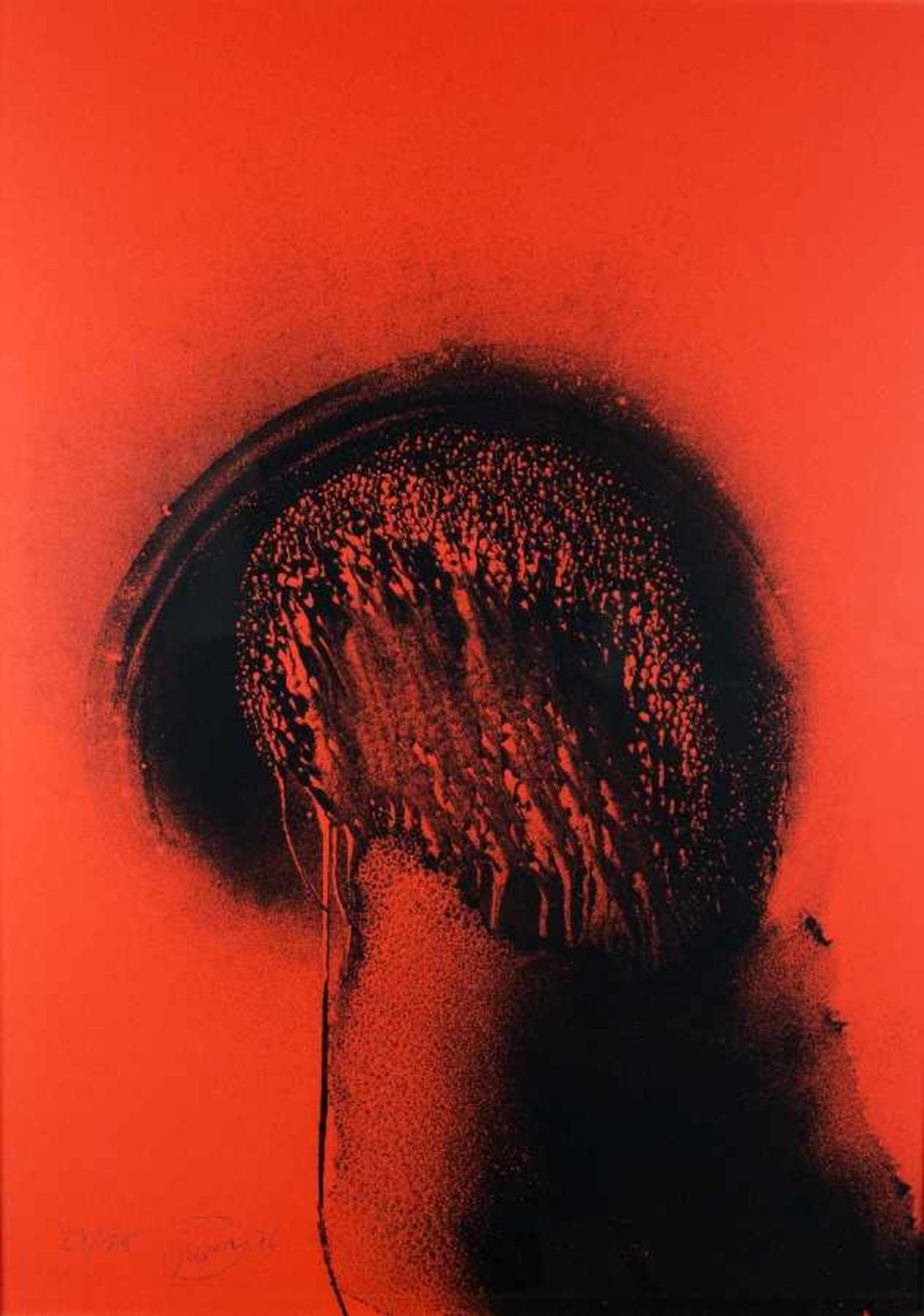 Otto Piene1928 Laasphe - 2014 BerlinMushroomFarbsiebdruck auf Papier; H 980 mm, B 700 mm;