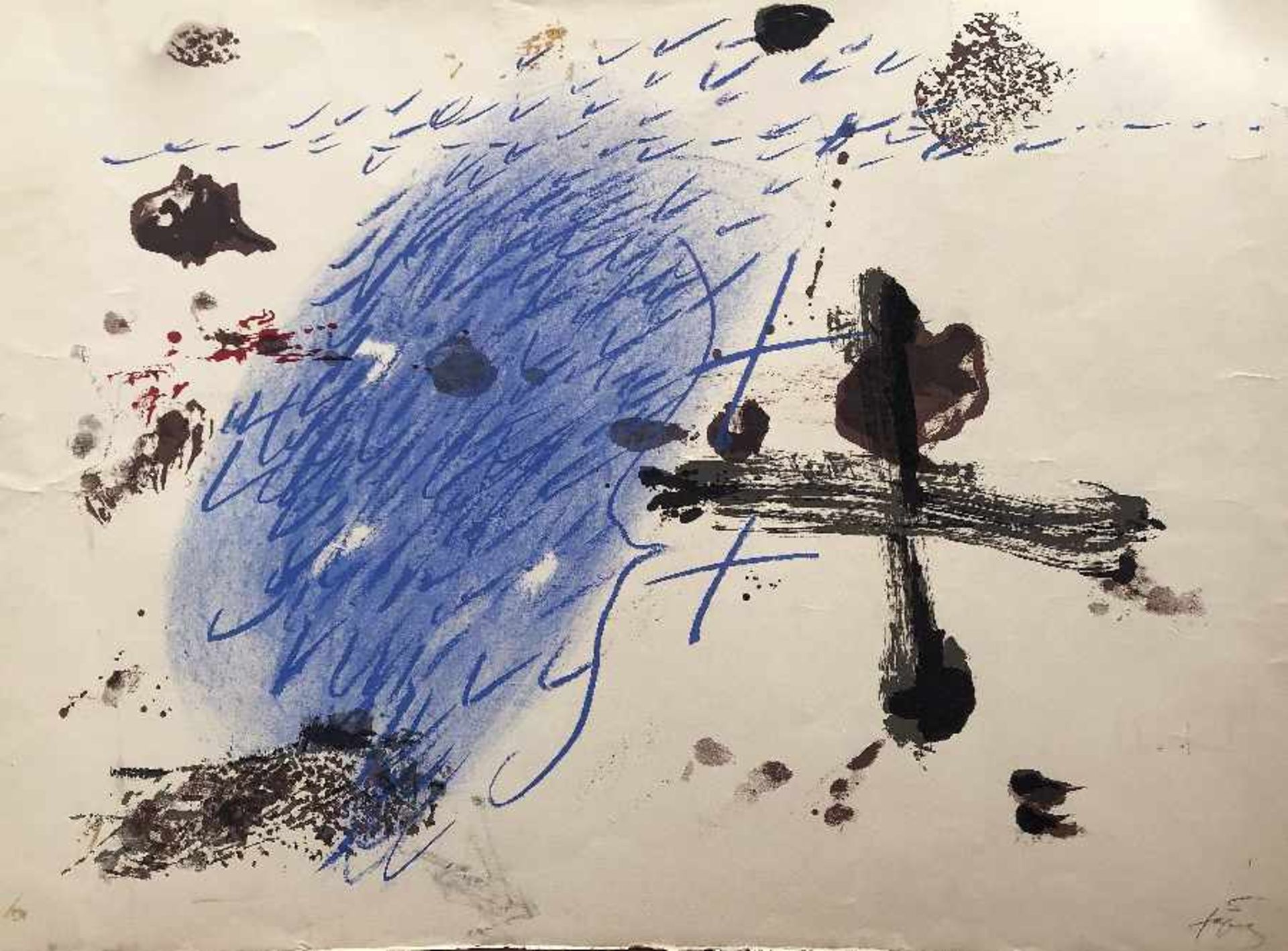 Antoni Tapies1923 Barcelona - 2012Gilt als der wichtigste spanische Maler und Grafiker des Informel;