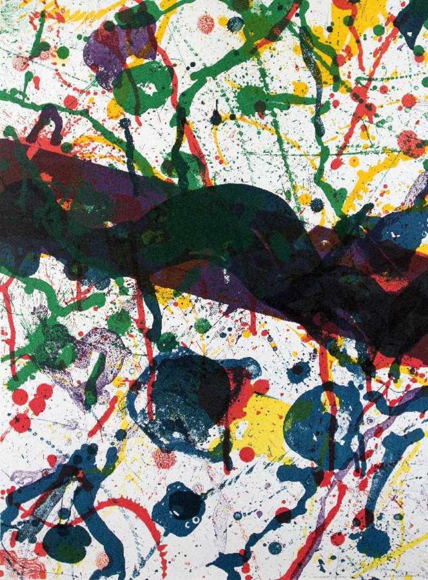 Sam Francis1923 San Mateo - 1994 Santa Monica/CAOhne Titel (SF-317)Farblithografie auf Velin aus der