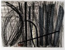 Hans Hartung1904 Leipzig - 1989 AntibesInformelle KompositionFarbradierung auf Papier; H 387 mm, B