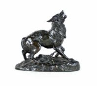 Antoine-Louis Barye1796 - 1875WolfBronze; L 13 cm; bezeichnet "Barye"Antoine-Louis Barye1796 -