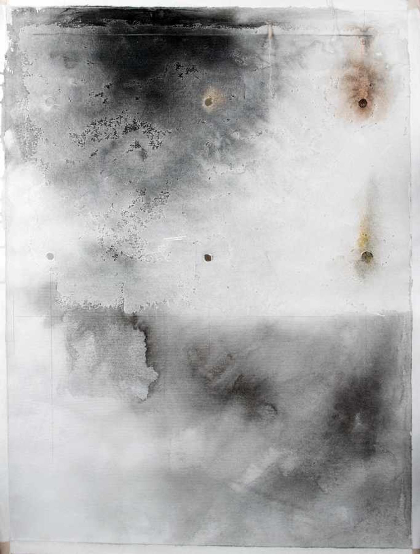 Gus Albor1948Philippinischer Maler.CloudsÖl auf Lwd (ohne Keilrahmen) mit Aussparungen; H 120 cm,