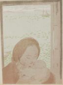 Maurice Denis1870 - 1943Maternité devant la Mer (Maternité au Pouldu)Farblithografie auf Papier; H