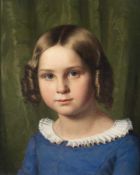 Anton Maria Ludwig KriebelDresden 1823 - 1890Portrait of a girlOil on canvas; H 36.5 cm, W 30.5