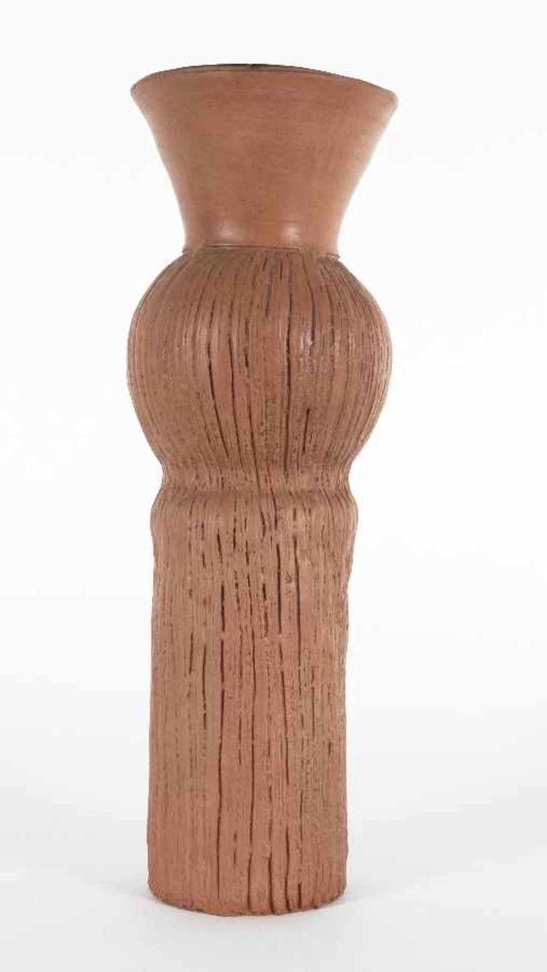 Jean Marais1913 - 1998Tete de femme (Vase)Ceramic, glazed inside; H 35 cm; inscribed ''Jean - Image 2 of 3