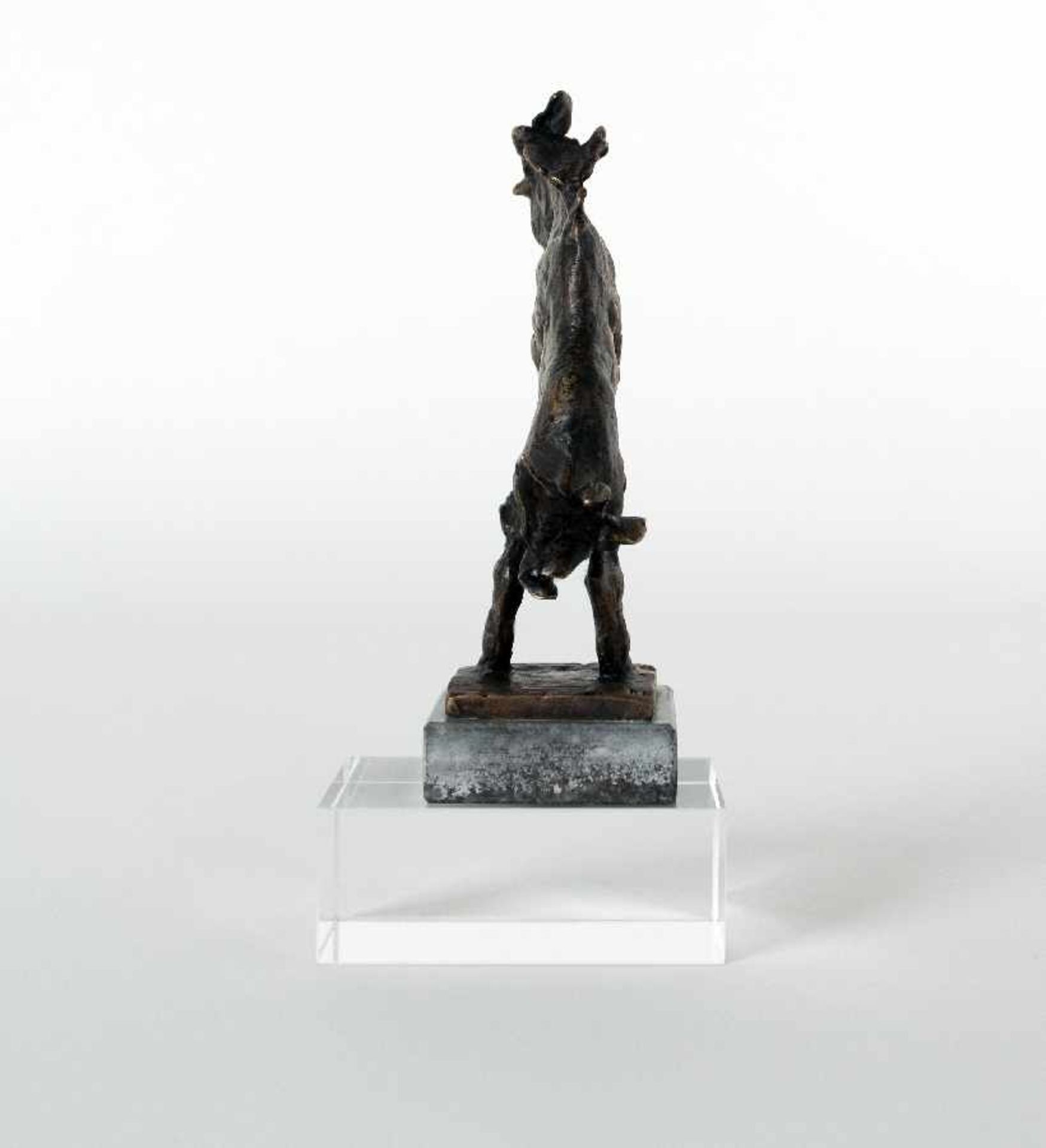 Renée Sintenis1888 Glatz/Schlesien - 1965 BerlinSteigendes Pony 1938Bronze; H 13.2 cm; inscribed '' - Bild 3 aus 4