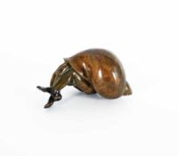 Michael Schwarze1939 KrefeldSnailBronze; L 15 cm, H 7.5 cm, W 10 cm; inscribed ''MS''; numbered ''