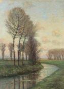 Ferdinand Böhmer-FestLandscape painter; active around 1915-1930.River in the evening lightOil on