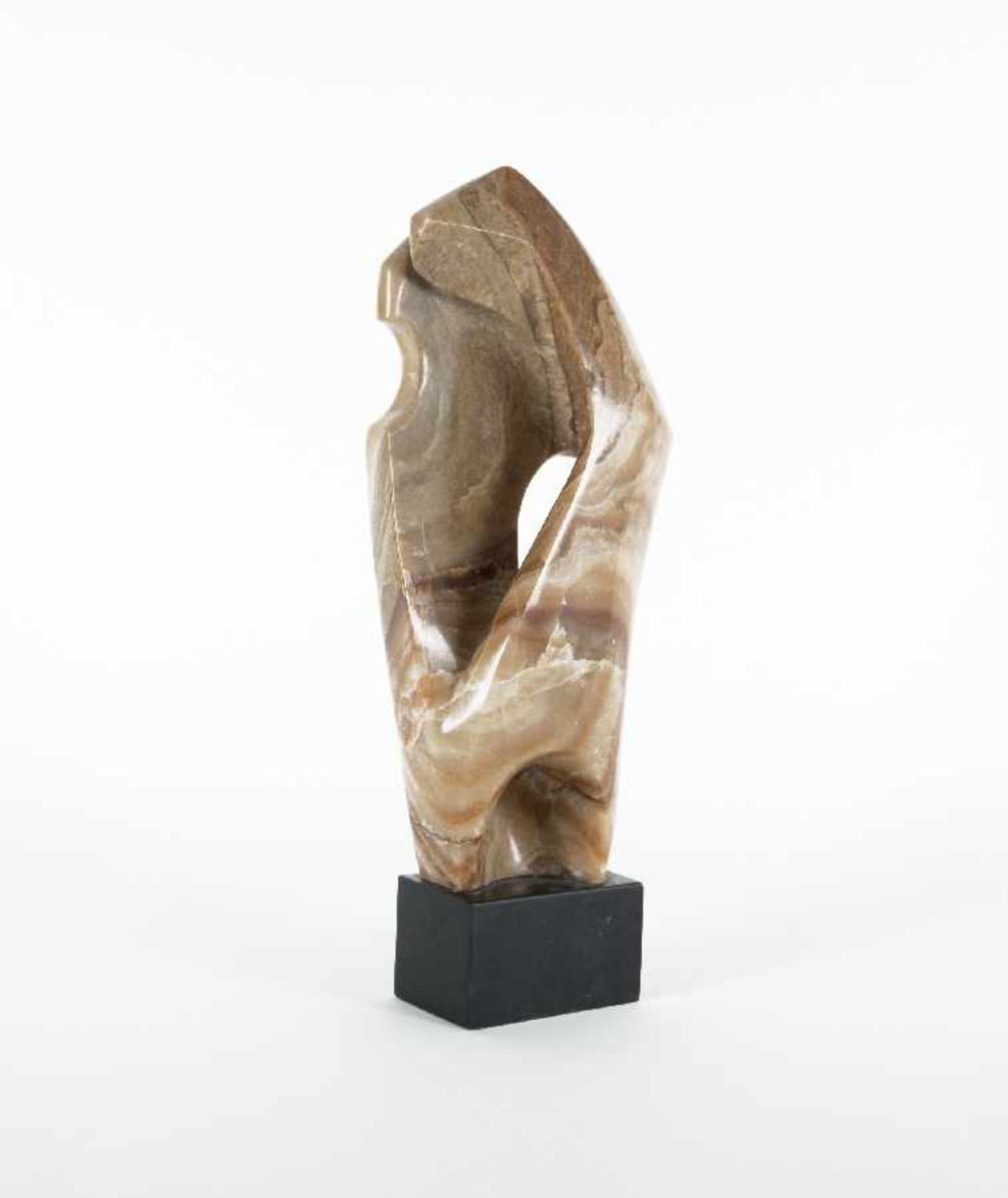 Nardo DunchiCarrara 1914 - 2010UntitledYellow marble; H 35 cm, W 15 cm, D 8 cm; Provenance: