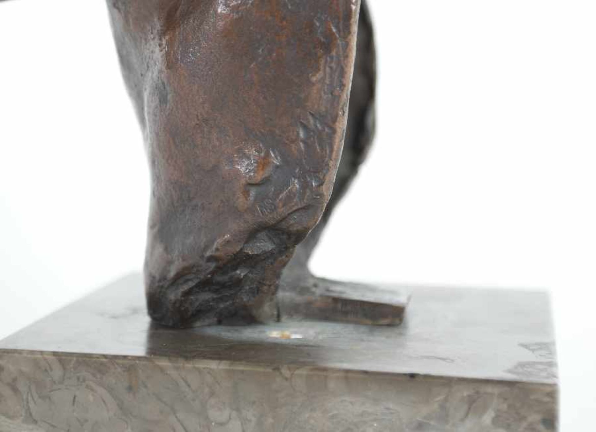 Renée Sintenis1888 Glatz/Schlesien - 1965 BerlinSelbstbildnis 1944Bronze; H 28 cm; inscribed ''RS''; - Bild 3 aus 6