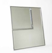 Eileen Gray1878 - 1976Castellar wall mirrorMirror glass and steel, chrome plated; H 63 cm, W 56