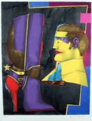 Richard Lindner1901 Hamburg - 1978 New YorkFigurative compositionsConvolute of 9 graphics, 5