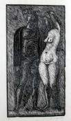 Gerhard Marcks1889 Berlin - 1981 BurgbrohlMan and girlWoodcut on paper; H 393 mm, W 205 mm; signed